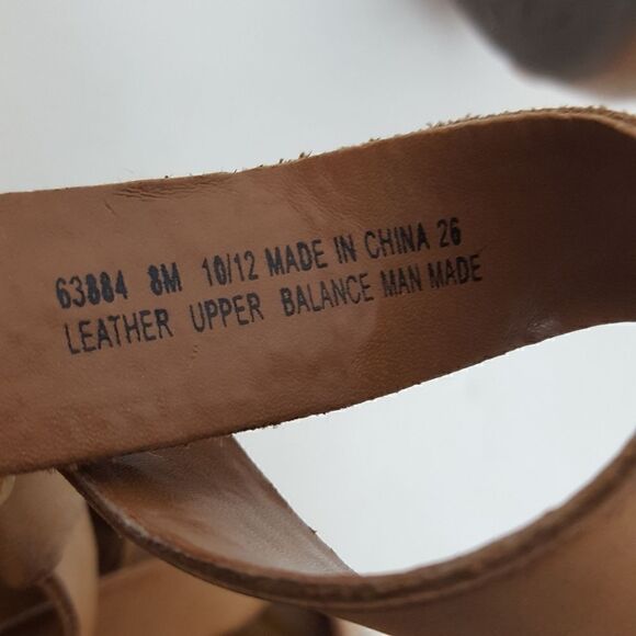 Franco Sarto Wedges Espadrille Tan Size 8M - Picture 7 of 8